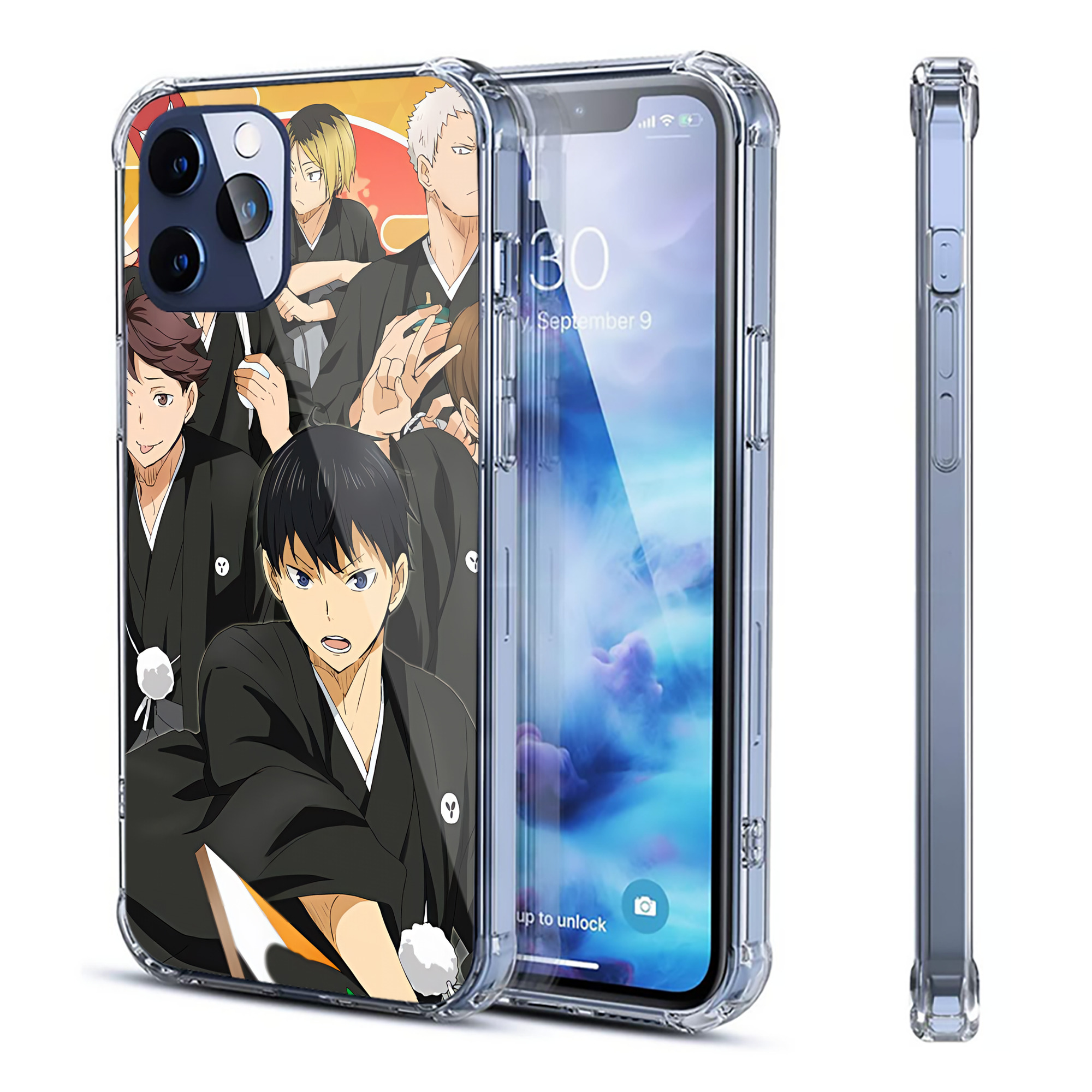 （画像用） ハイキュー!! Haikyu!! 【iPhone 12シリーズ対応】透明スマホケース（クリアソフトケース）